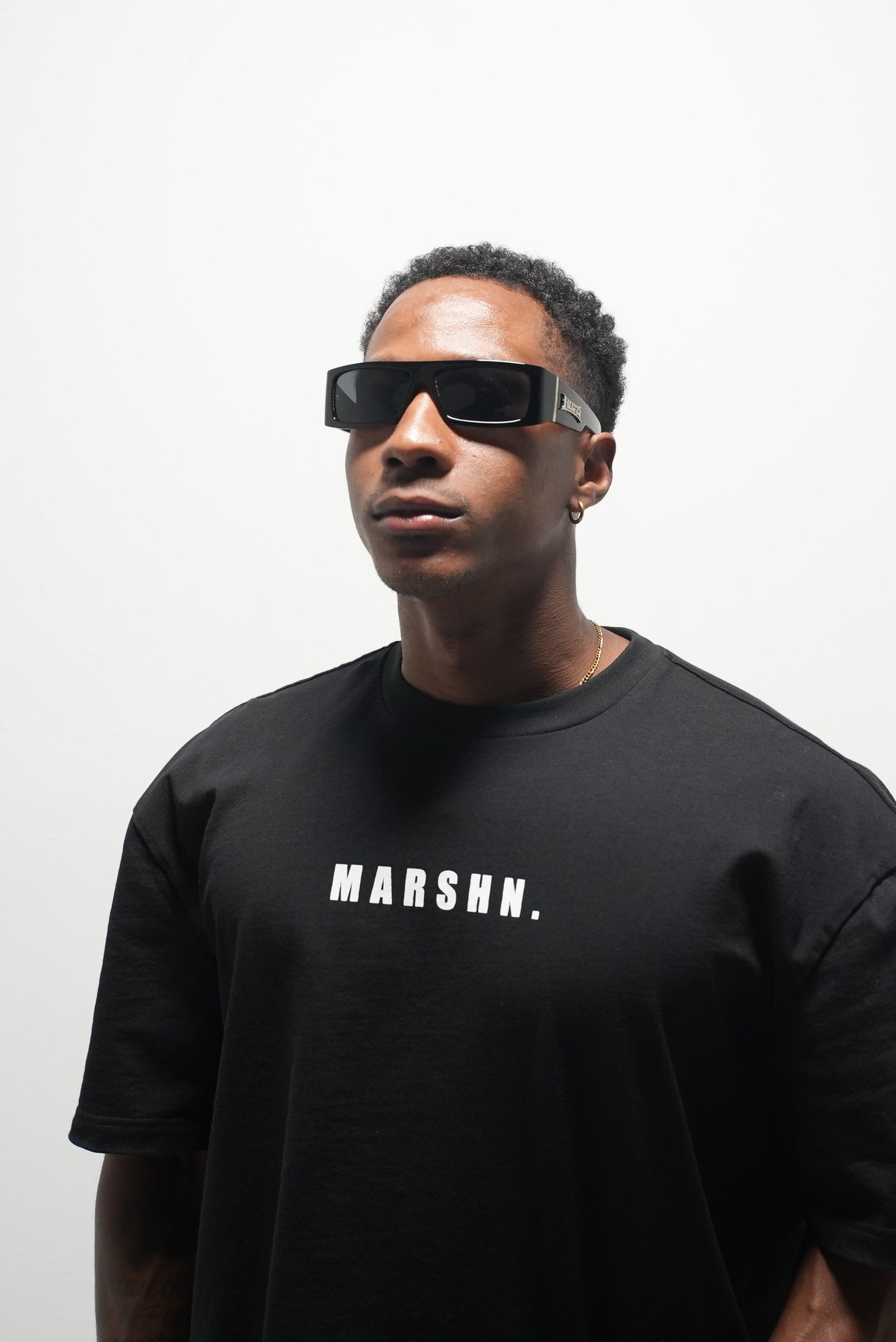 MARSHN Black Tee